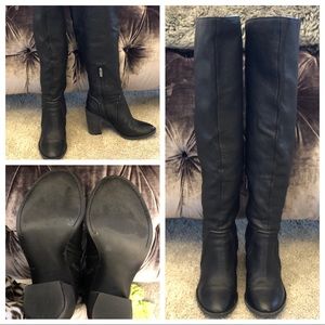Vince Camuto OTK leather boots